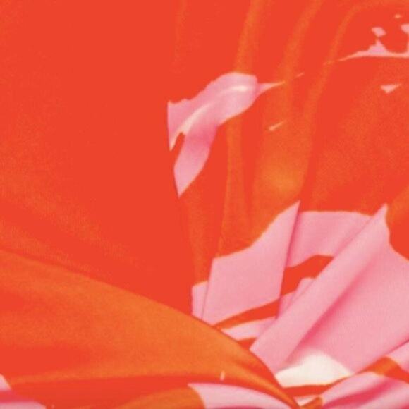 ML Monique Lhuillier Printed Taffeta Crop Top 10 - Picture 5 of 11